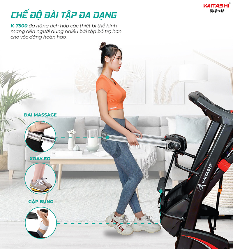 máy chạy bộ kaitashi K-7500