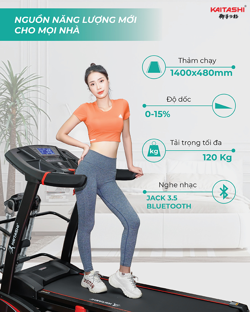 máy chạy bộ điện Kaitashi K-7500