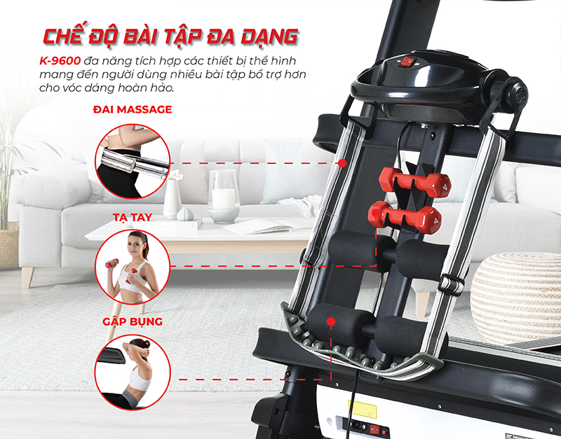 máy chạy bộ kaitashi K-9600
