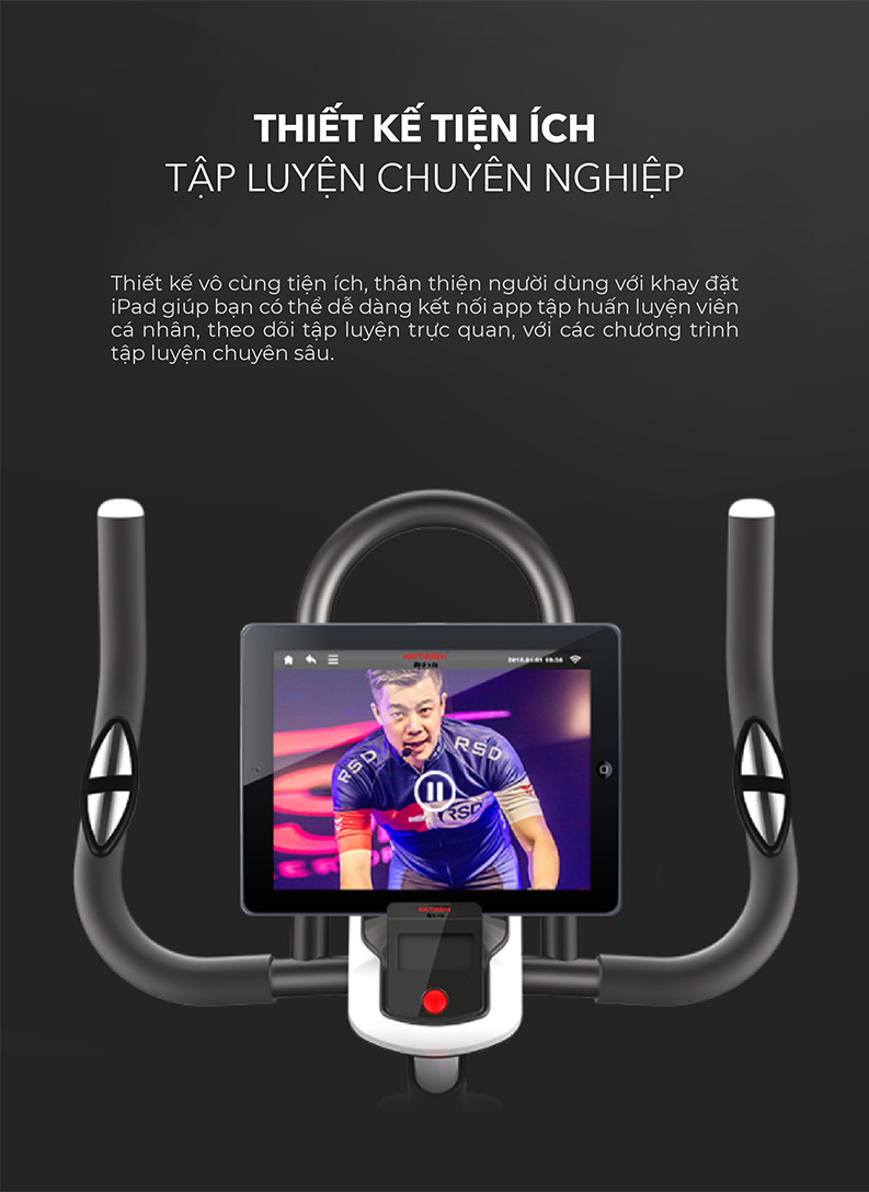 Thiết kế tiện ích, tập luyện chuyên nghiệp
