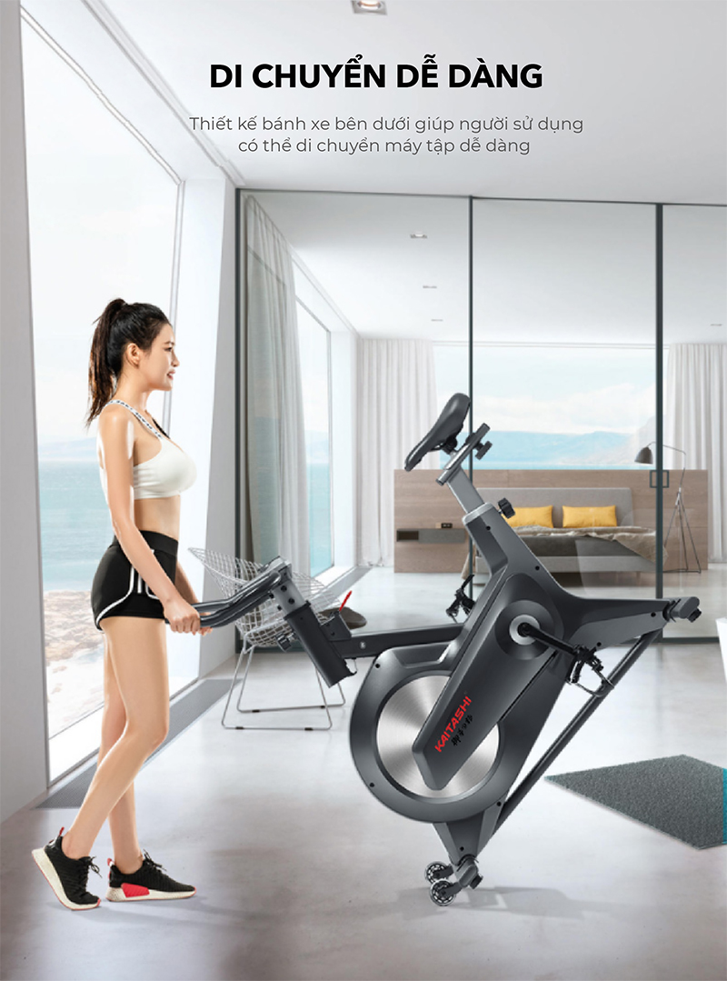 Khả năng di chuyển dễ dàng - Tập luyện mọi lúc mọi nơi